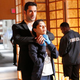 Tom Ellis (left), Aimee Garcia